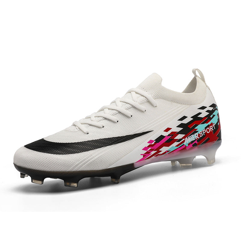 New Large Size Long Spike Football Shoes Low Top Youth Competition Training Student Football Sports Shoes
