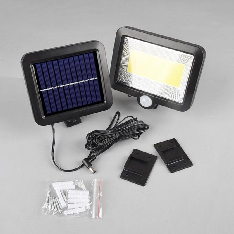New Outdoor Solar Charging100COB Split Sensor Light Garden Light Wall Light Garden Light Power Outage Emergency Light