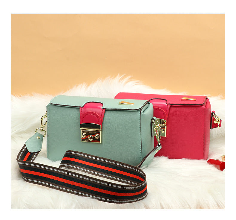 2024New Spring Festival Trendy Fashion Personality Small Square Bag Retro Simple Casual Crossbody Bag Mini Shoulder Bag