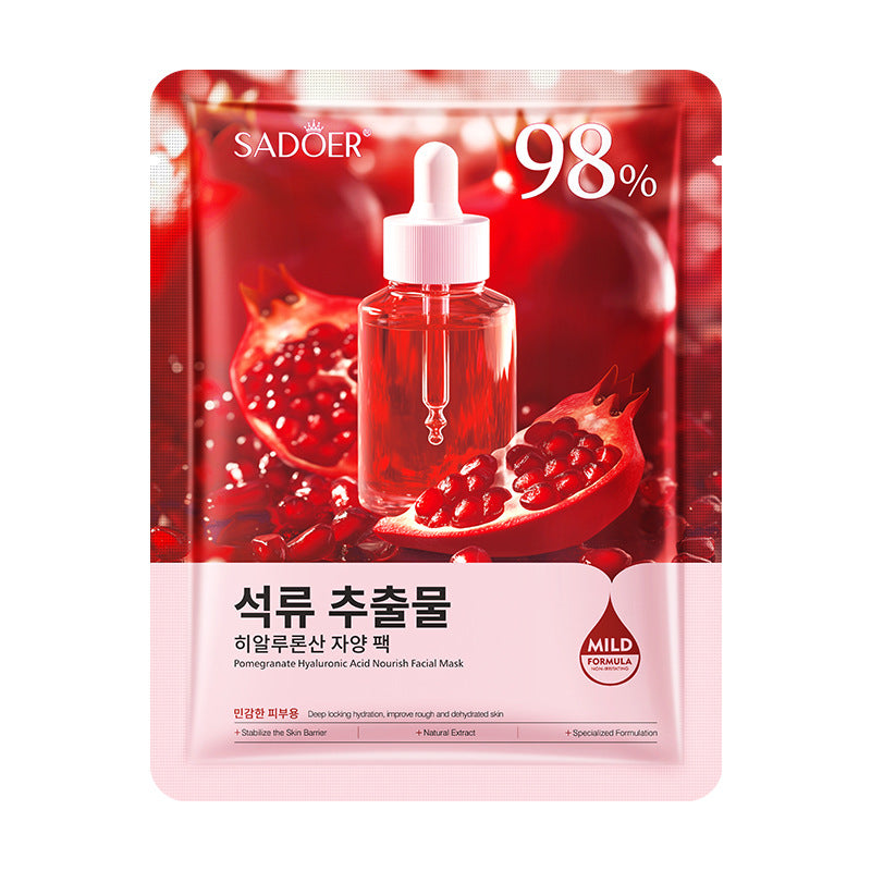 Rose Essential Oil Rejuvenating Mask SADOER Moisturizing, rejuvenating, and brightening face mask  wholesale