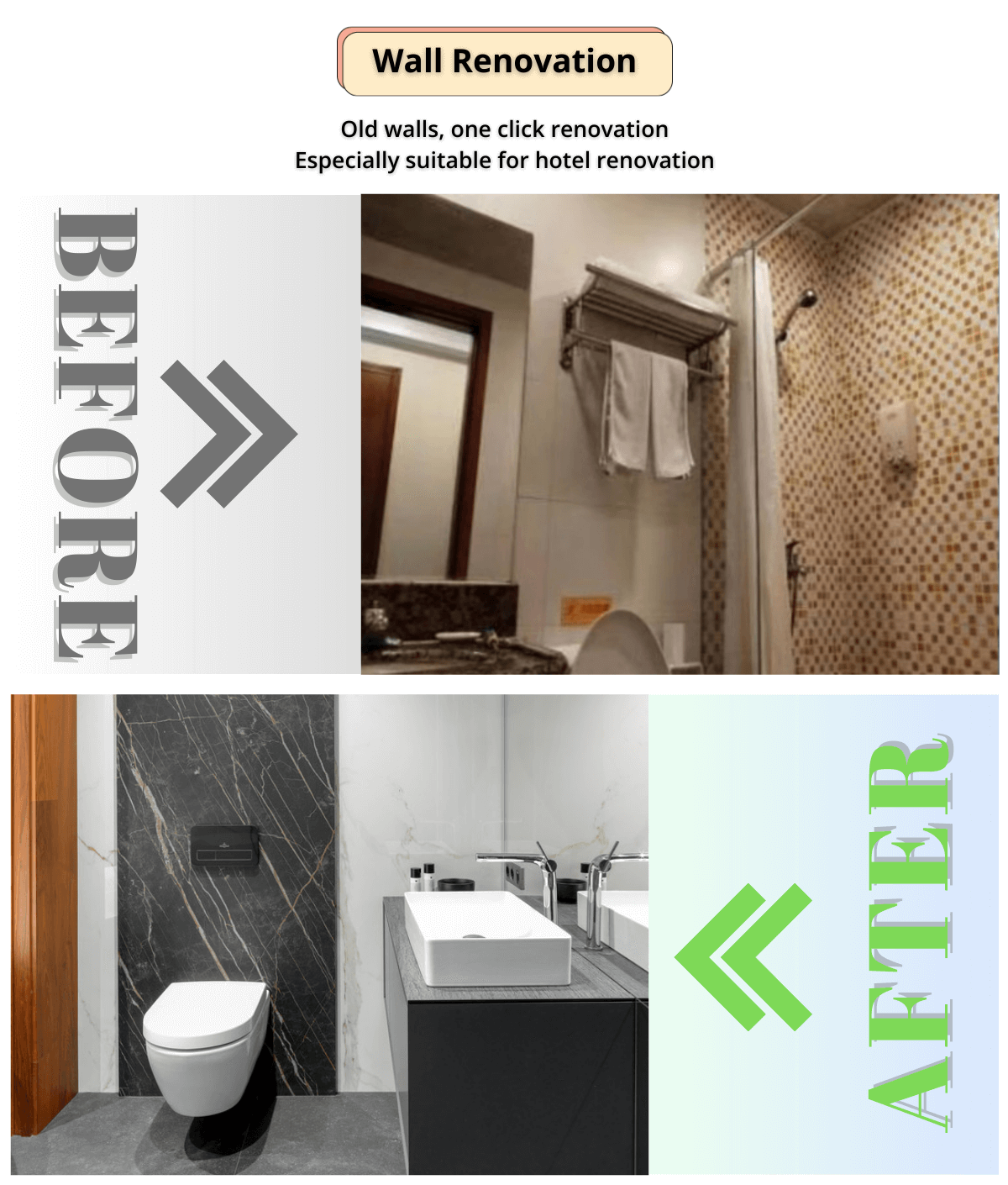 Interior Decorative Bathroom Shower Waterproof 2mm - 3mm Click Stone Plastic Composite Pvc De Marmol Marble Spc Wall Panel Tile