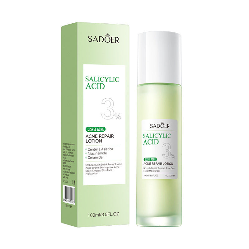 Salicylic Acid Skincare Series SADOER Anti-acne Amino Acid Moisturizing and Hydrating Skin Care Products  Foreign Trade Approval