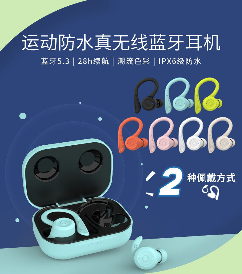 Hot-selling Wireless Bluetooth Earphones Long Battery Life High Sound Quality Over-ear Gaming Sports Headset