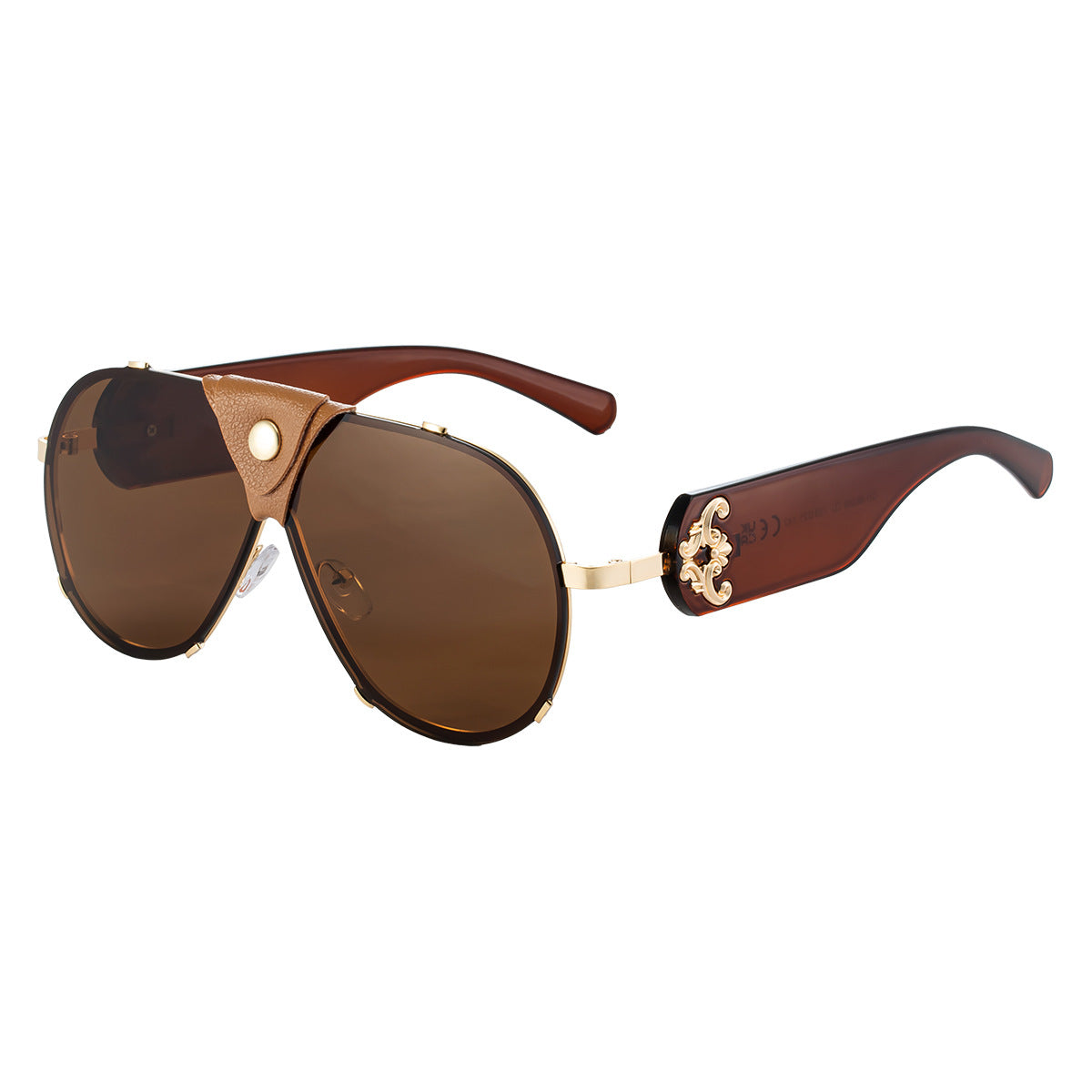 2025New Style Toad Glasses Men's European and American retro Sunglasses Pilot Sunglasses Men's Sunscreen Driving Glasses