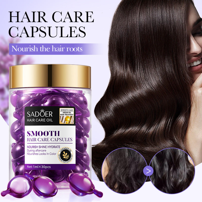 Nut Oil Hair Care Capsules SADOER Improve Frizz Essential Oil Capsule Conditioner  Wholesale
