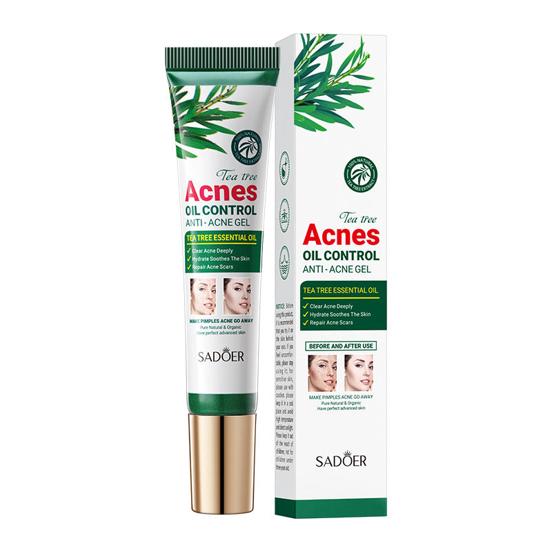 Tea Tree Skincare Set SADOER Cleansing, moisturizing, hydrating five-piece set for  foreign trade wholesale