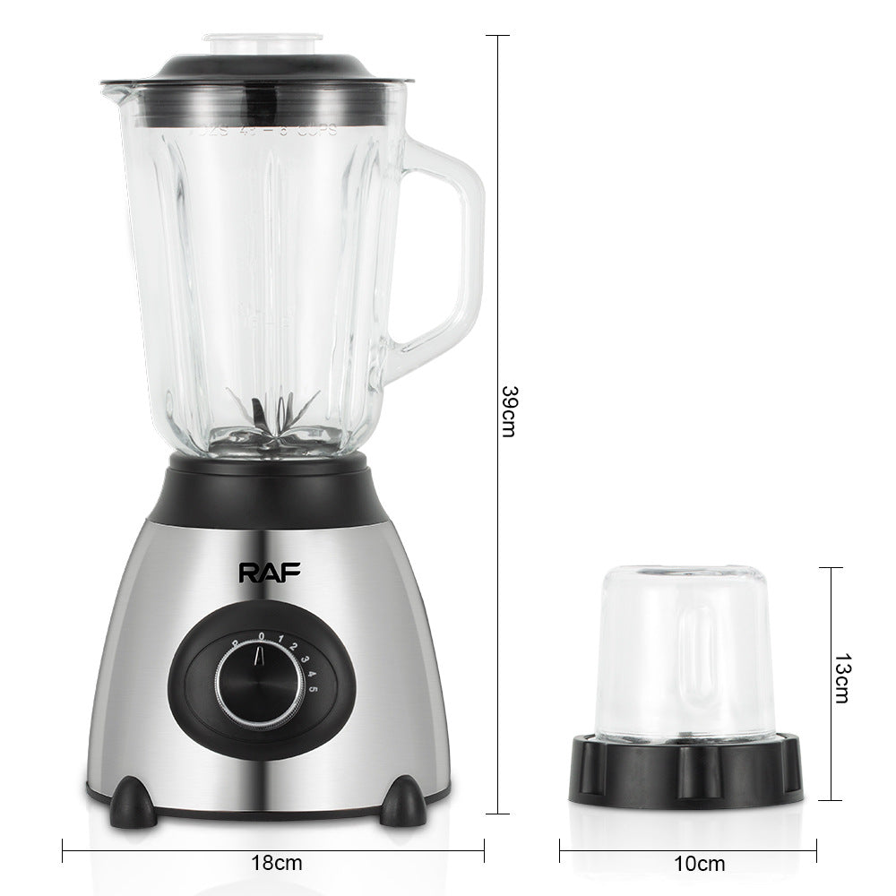Multifunctional EU/US Standard Juicer Household Fully Automatic Fruit and Vegetable Juicer Blender Glass R.295