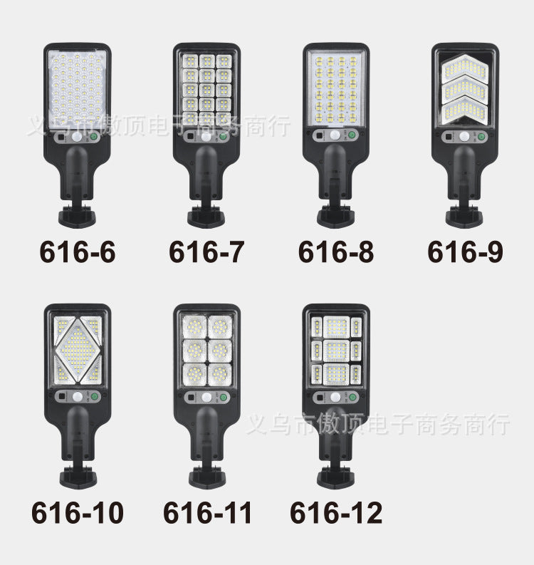 New Solar Street Light LED Outdoor lighting human body sensor garden light with remote control wall lamp Waterproof