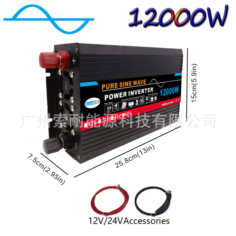 Automotive Pure Sine Wave Inverter2000W Converter Outdoor Power Supply12V24V48V60V Turn110V220V