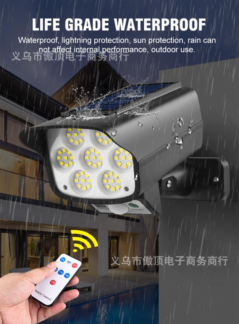 Solar Simulation Surveillance Light Outdoor Lighting LED Human Body Sensor Anti-Theft Light Garden Light Street Light