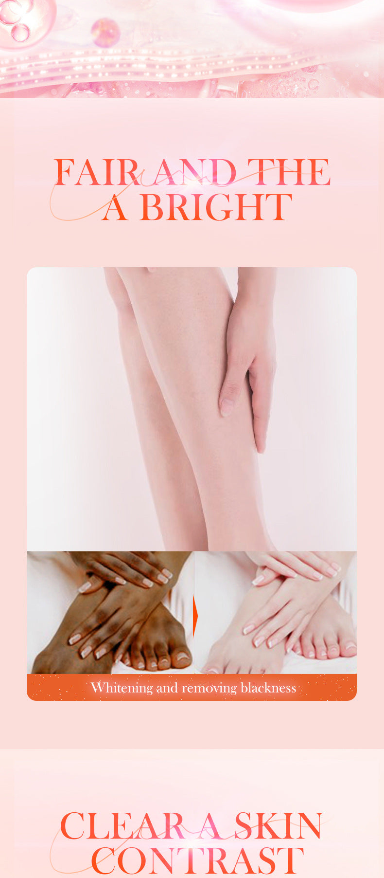 Joint Whitening and Dark Spot Removal Serum50ml SADOER Enhance Beauty Whitening Body  Wholesale