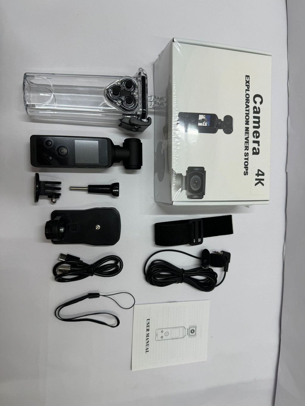 New4K Sports Digital Camera270Degree Rotating Lens Action Camera High Definition Handheld Camera