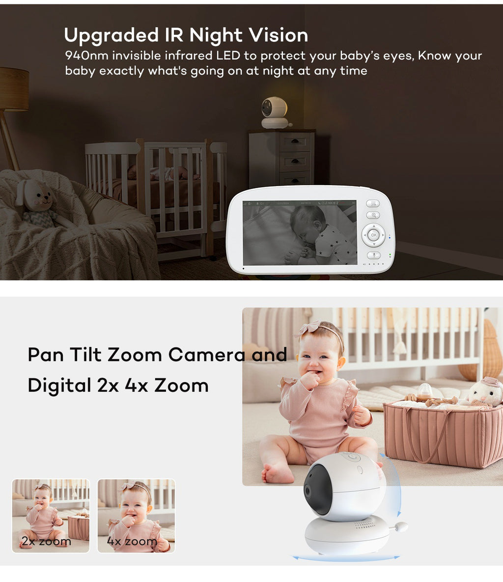 WiFi Baby Monitor Baby Monitor Surveillance Camera Wireless Care Home Smart Care