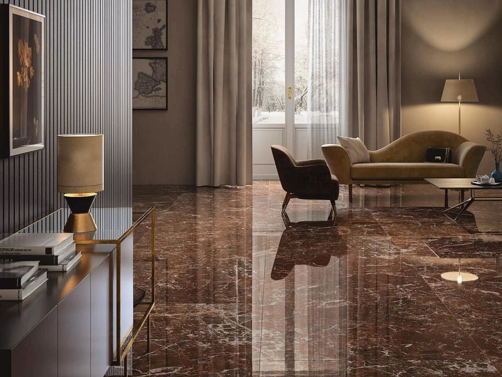 Custom 800x800 Luxury Marble Look Glazed Tile Design Carreaux De Maison Sol Non-slip Wear Resistant Matte Textured Tile