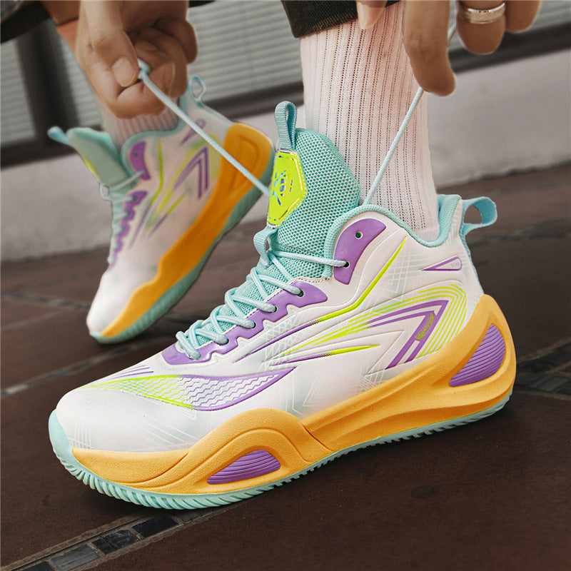 2025New Couple fashion Trendy Casual Basketball Shoes Youth Outdoor Training Sports Non-Slip Wear-Resistant Sneakers