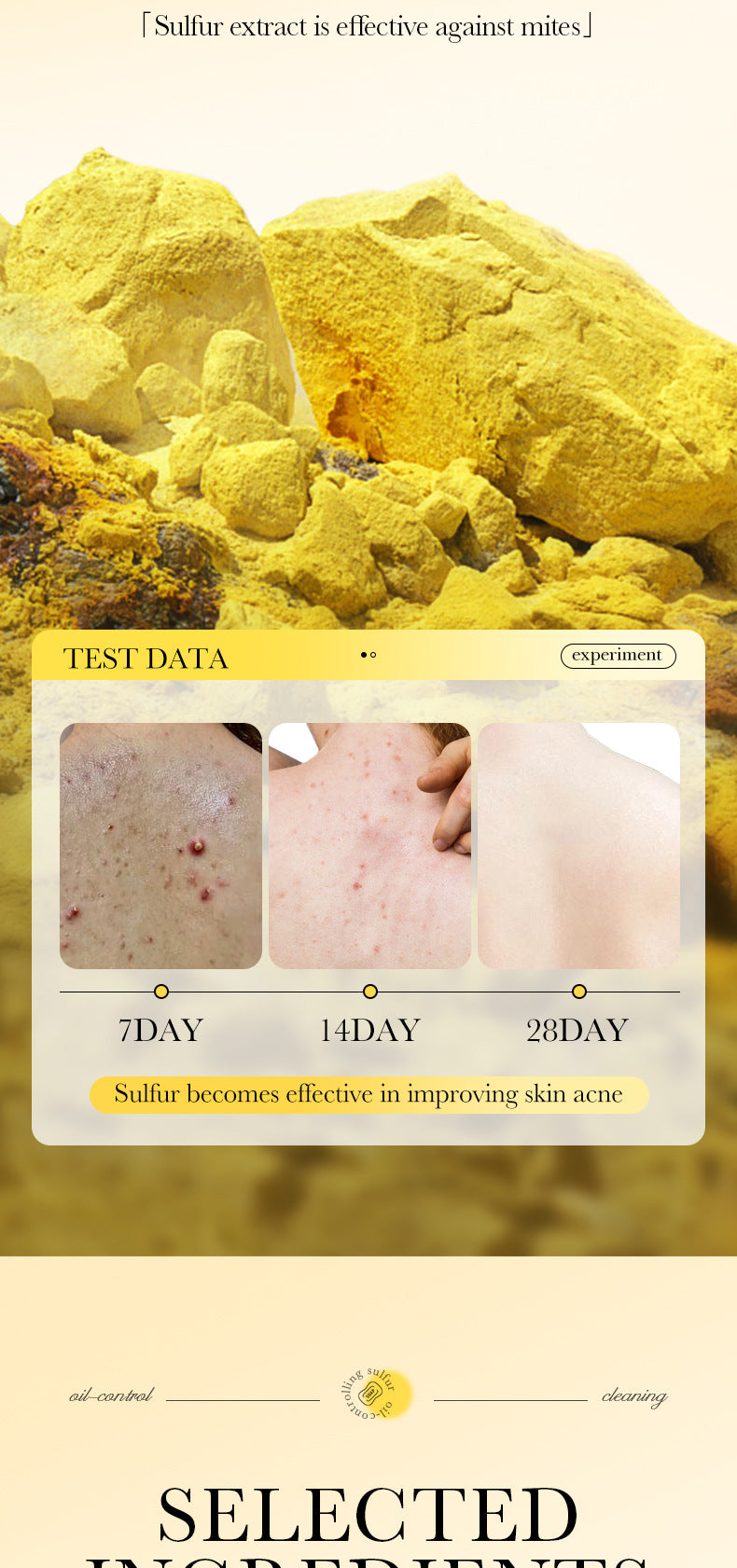 Sulfur Mite Removal Soap125gSADOER Universal Handmade Soap for Body Cleansing, Fragrant Soap, Cross-Border Wholesale