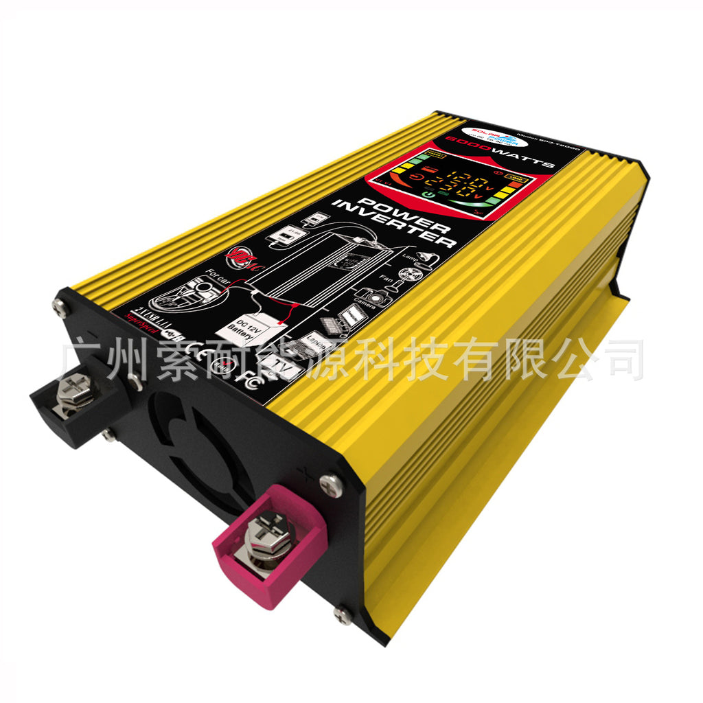 Vehicle Inverter500W 12V Turn110V 220V Smart Display car inverter Export
