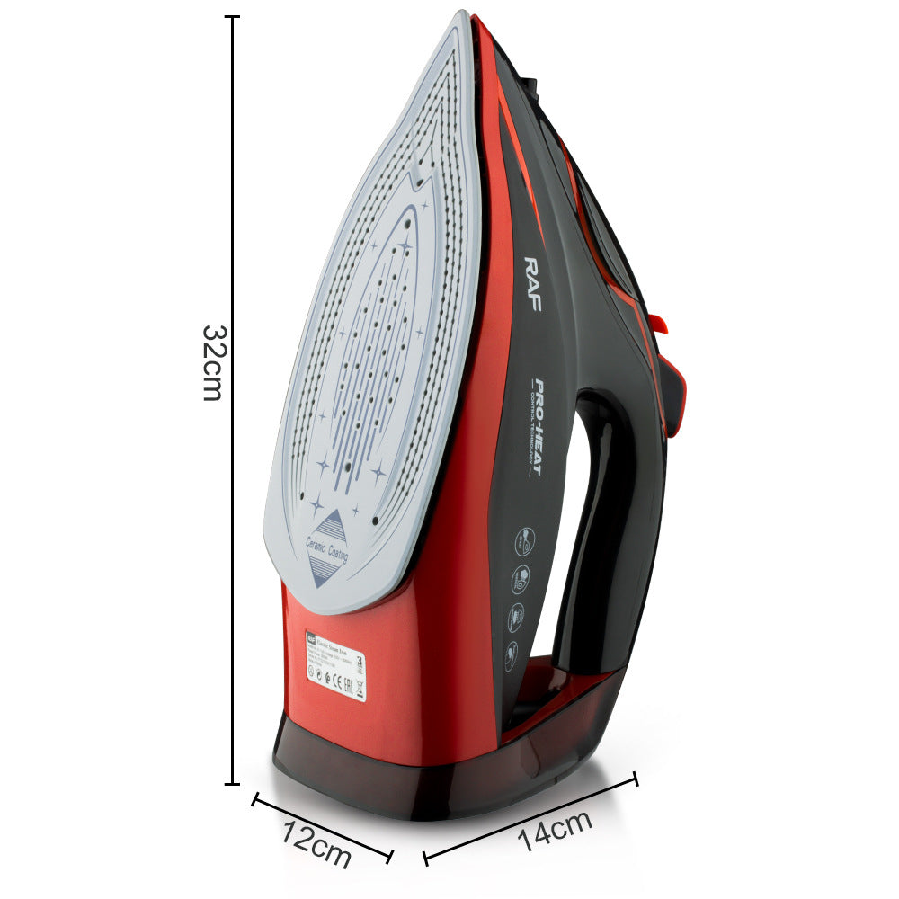 RAF European Standard Household Steam Electric Iron2600W Handheld Small Portable Clothes Ironing Machine