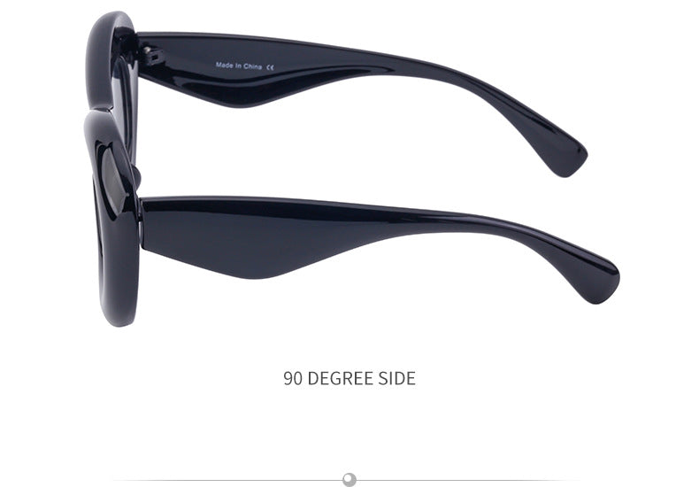 Europe and America Y2K Sunglasses for Women Trendy One-Piece Sunglasses Party Quirky Street Style Fashion Women's Glasses Wholesale