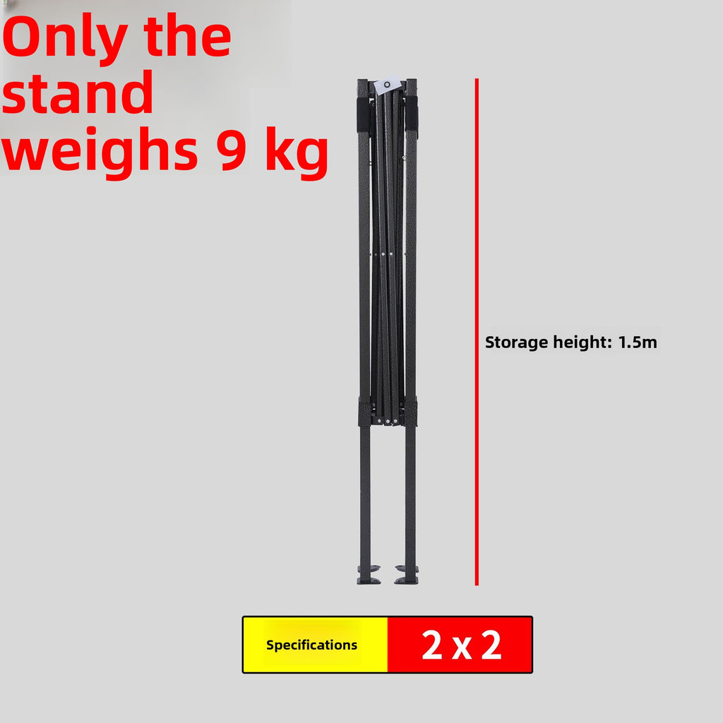 Thickened Four-Corner Tent Stand Hexagonal Outdoor Stall Use Rain Shelter Frame Sunshade Umbrella Stand Foldable Telescopic Canopy