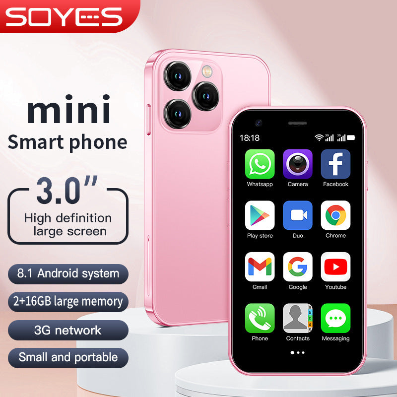 XS15Mini Mobile Phone Ultra Small Pocket Android System Quad-Core Backup Phone Traditional Google Store