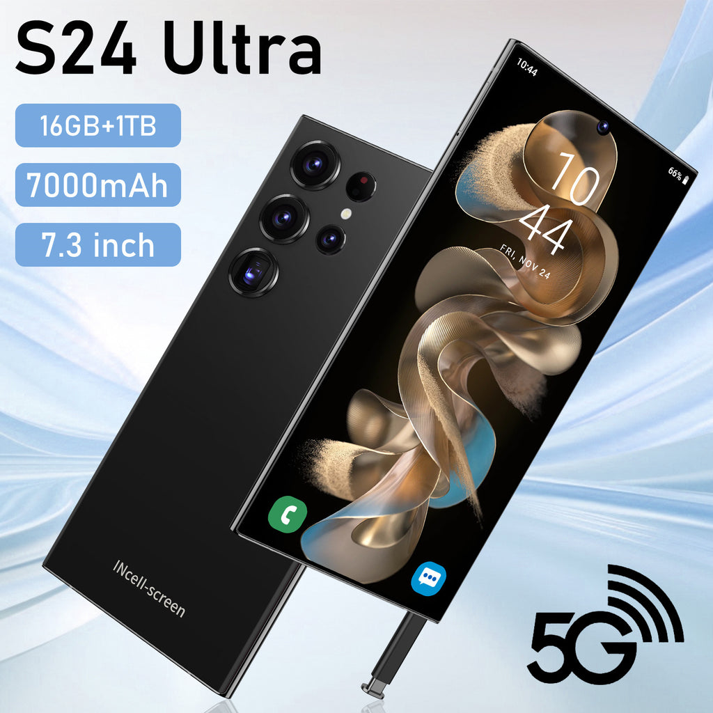 New S24Ultra Smartphone7.3Large Screen16+1T In-stock supply for Android phones(Popular)