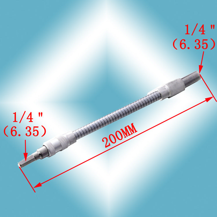 Hardware Tool Factory Universal Metal Flexible Shaft Bit Connection Rod Multi-angle Operation Rechargeable Drill Flexible Shaft