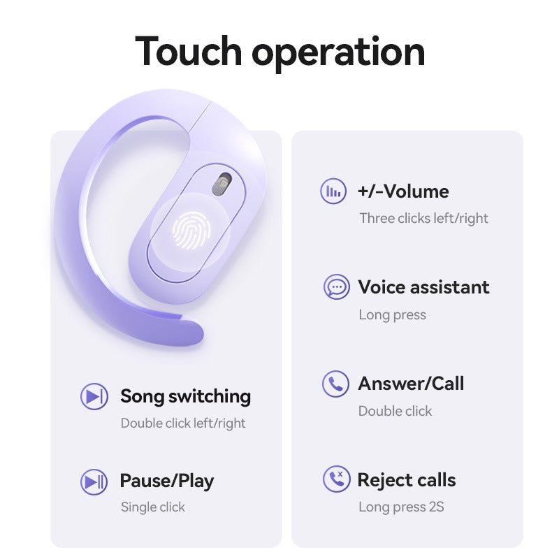 M112Hot-selling Mini Fan Mini You OWS Bluetooth Headset Open Ear Hanging Wireless Bluetooth Headset