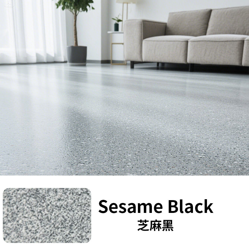Epoxy Color Sand Self-Leveling Floor Paint Cement Tile Floor Wear-Resistant Non-Slip Imitation Marble Pattern Floor Paint Manufacturer