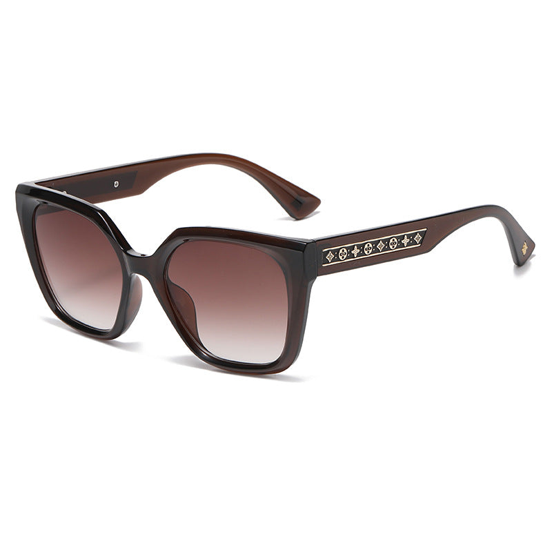 2025New European and American Fashion Large Frame Cat Eye Sunglasses for Women High-end Sunglasses Wholesale sunglasses