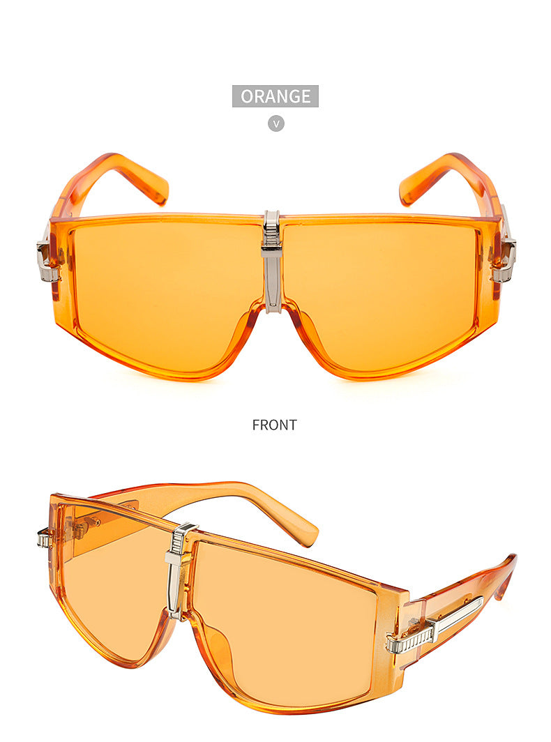 New Large Frame UV Protection Sunglasses for Women Fashionable Internet Celebrity Style Sunglasses Trendy Korean Version Glasses sunglasses