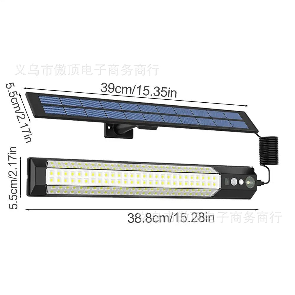 Outdoor Solar Human Body Sensor Street Light Split Light Household Waterproof Wall Light Courtyard Landscape Garage Lighting