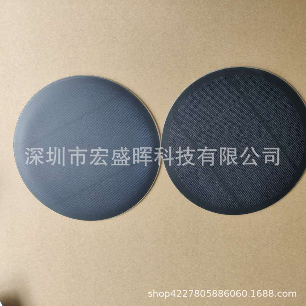 Factory Direct Sale Outdoor Special Round Solar Charging Panel Various New Electronic Solar Cell Power Generation Panel