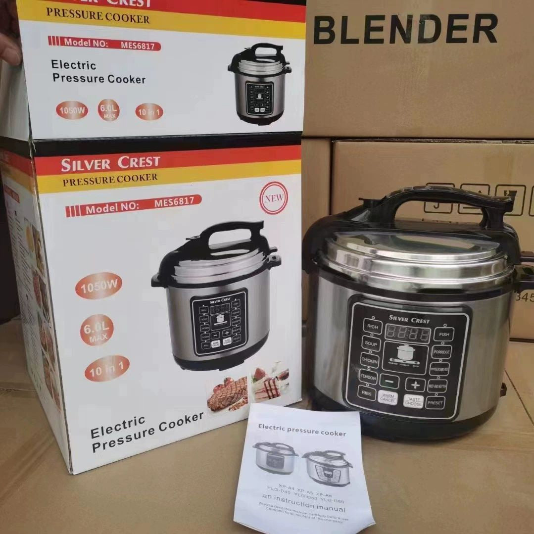 Export6Multifunctional Smart English Pressure Cooker Rice Cooker High Pressure Cooker Voltage Cooker Smart Rice Cooker