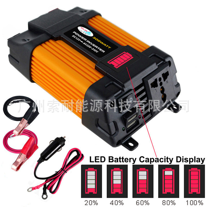 Vehicle Inverter12V 300W/500W Double USB Amazon eBay AliExpress inverter