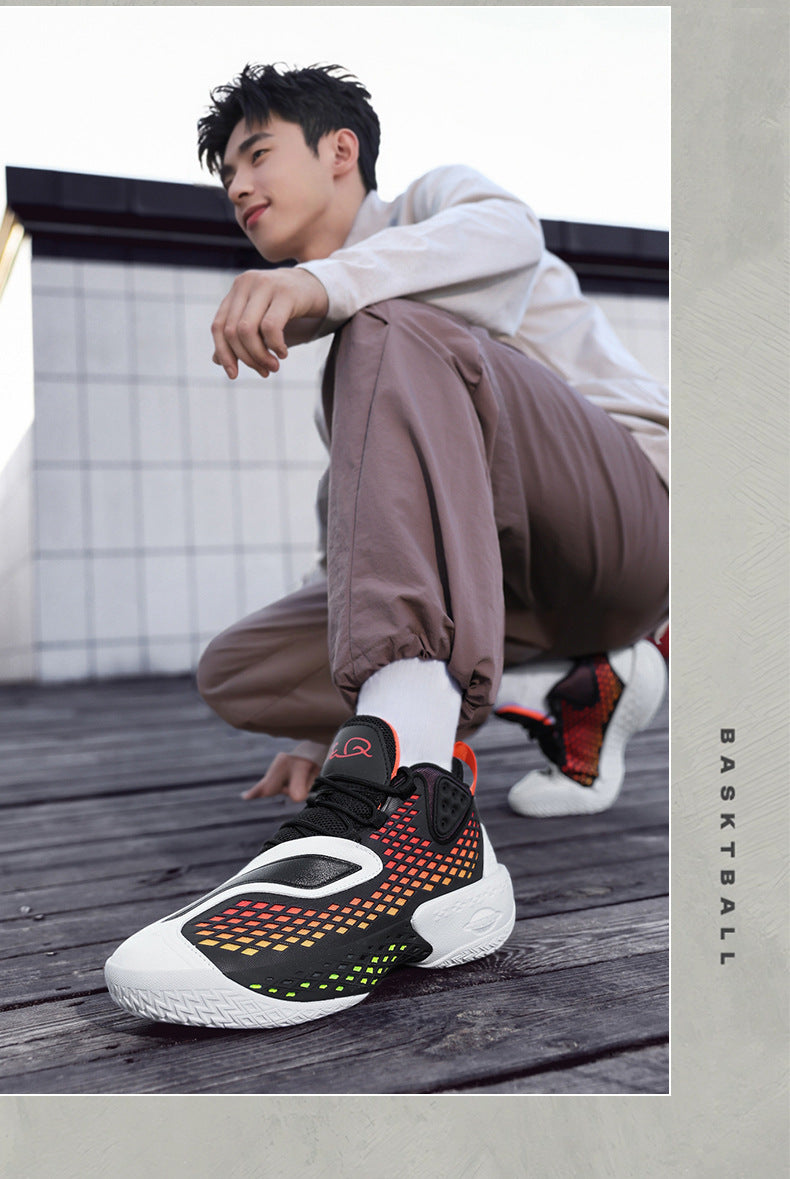 2025New Luminous Fashion Trend Casual Sports Shoes for Teenagers, Practical Grip, Non-Slip, Wear-Resistant Basketball Shoes