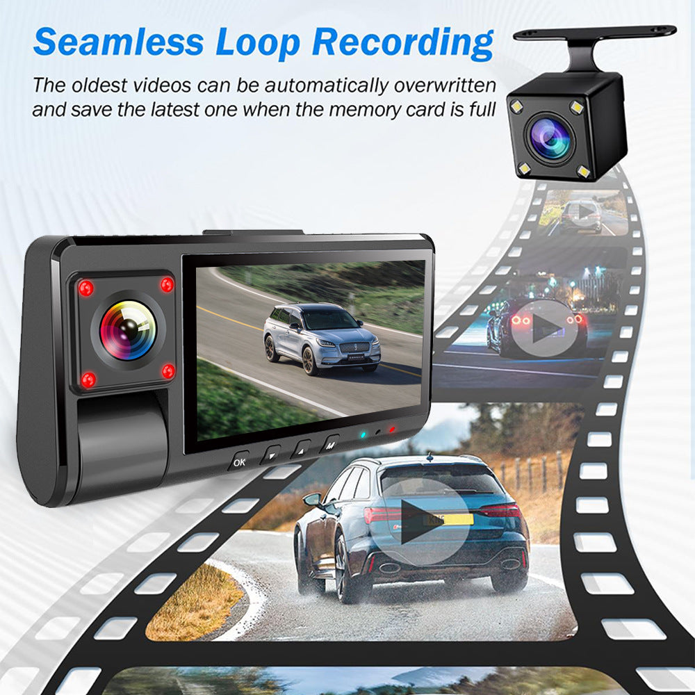 Sanlu Driving Recorder New Model3Touchscreen WIFI Vehicle-Mounted Surveillance Night Vision1080P Hd Camera
