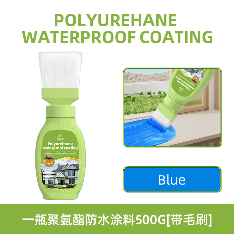 Water-Based Polyurethane Multi-Color Waterproof Leak Repair Roof Waterproof Glue Coating Brush House Leak Coating Sealant