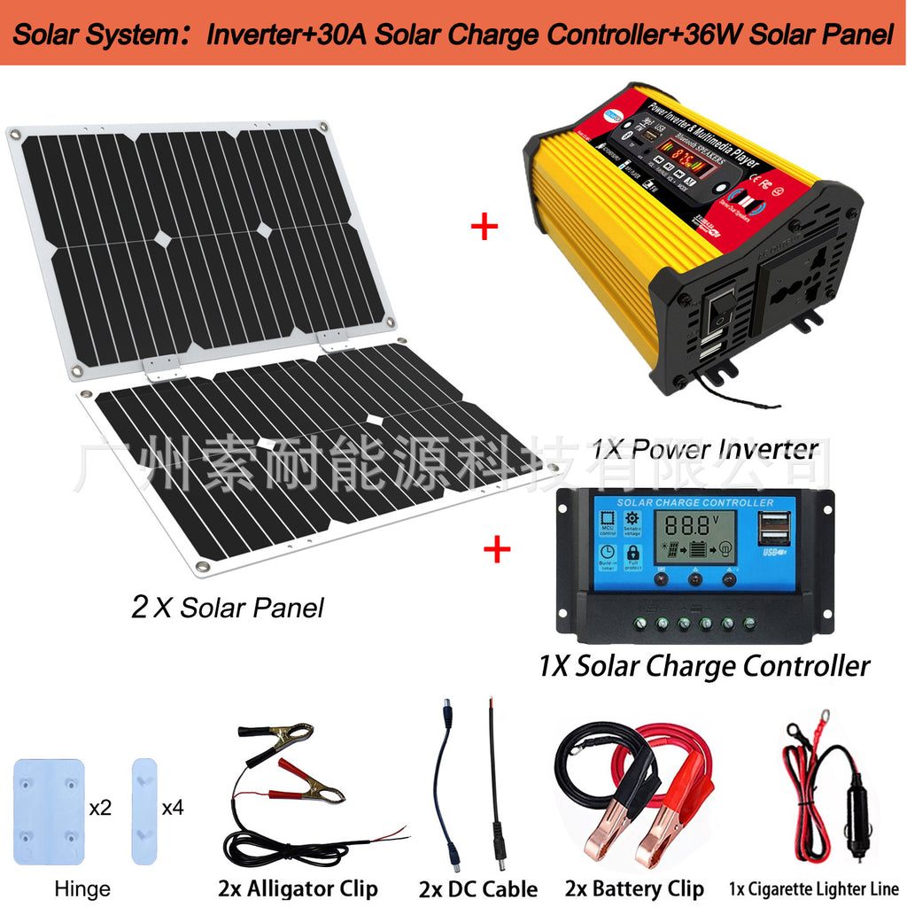 Motorcycle and Car Accessories300W Car Converter Inverter Inverter Power Supply12V Turn110V/220V Belt MP3Play