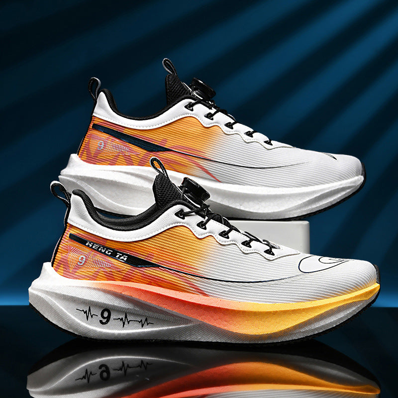 Red Rabbit9pro Racing Carbon Plate Running Shoes Breathable Mesh Sports Training Shock Absorption for Older Children and Adults Non-Slip Athletic Shoes