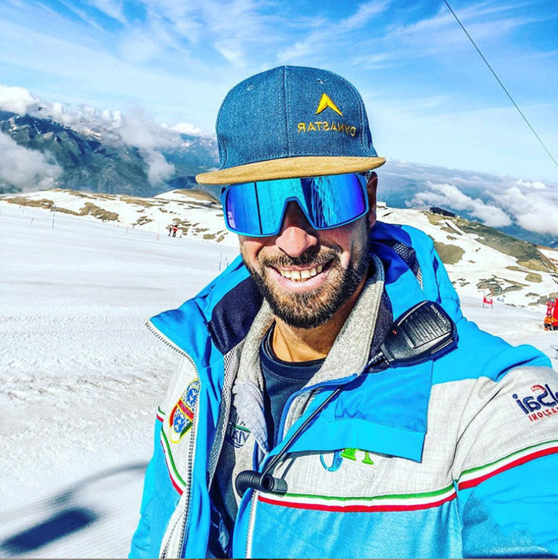 Polarized Sports Sunglasses for Women, European and American Fashion, Windproof Outdoor Cycling Sunglasses, Integrated Colorful Men's Trendy Fishing Glasses