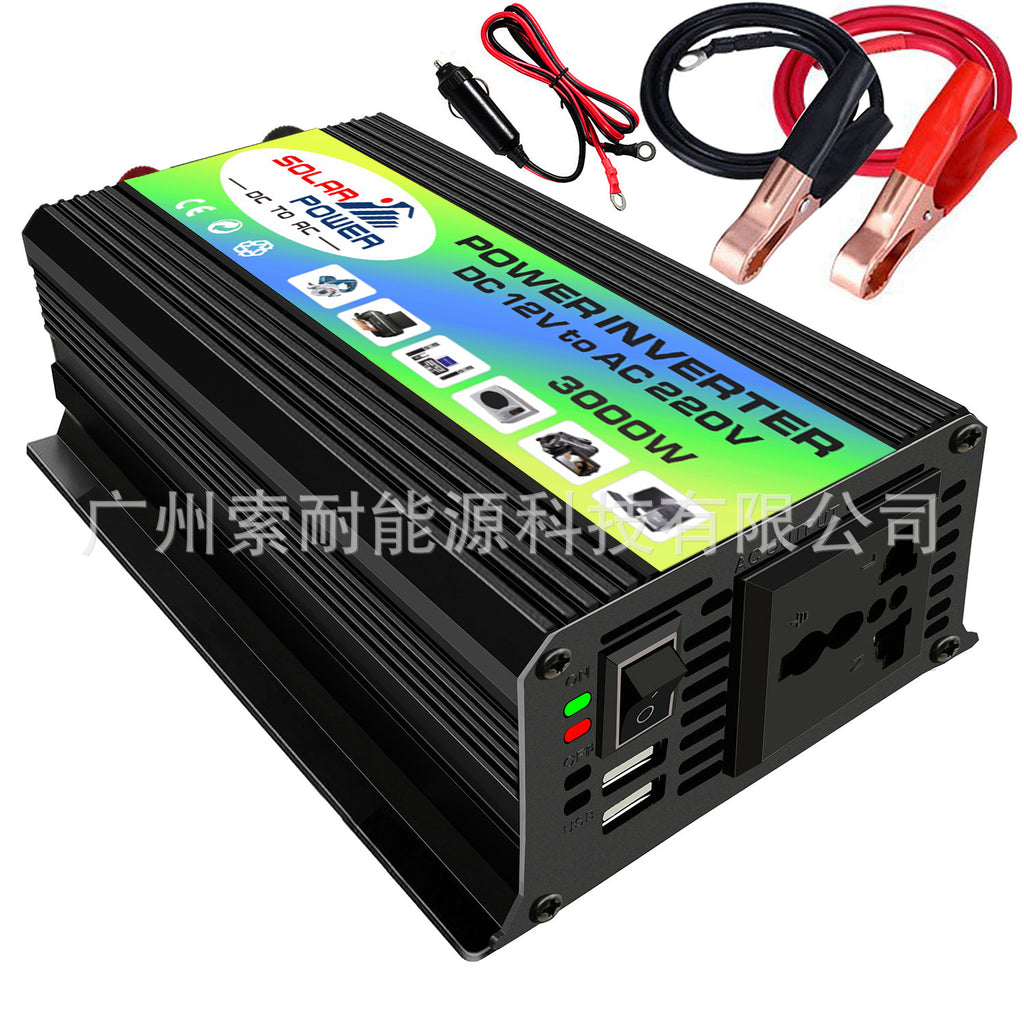 Vehicle Inverter300W 12V Turn110V220V Double USB Export car power inverter
