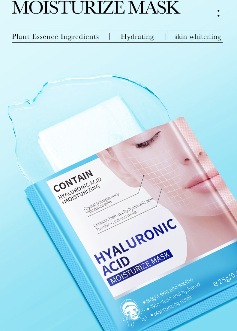 BIOAOUA Hyaluronic Acid Moisturizing Mask Moisturizing Brightening Hydrating Mask Skin Care Products Genuine Wholesale