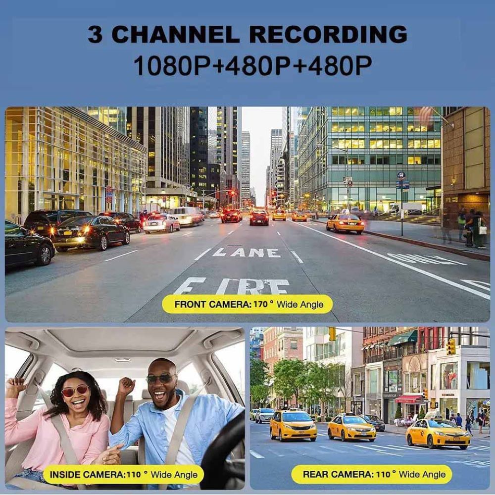 s15New3Inch Driving Recorder1080P WiFi Mobile Phone Interconnect Car Recording Reversing Image