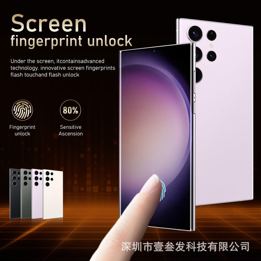Global Mobile Phones S24 Ultra  2+16 High-end7.3Inch Large Screen1300Pixel Android8 Hd