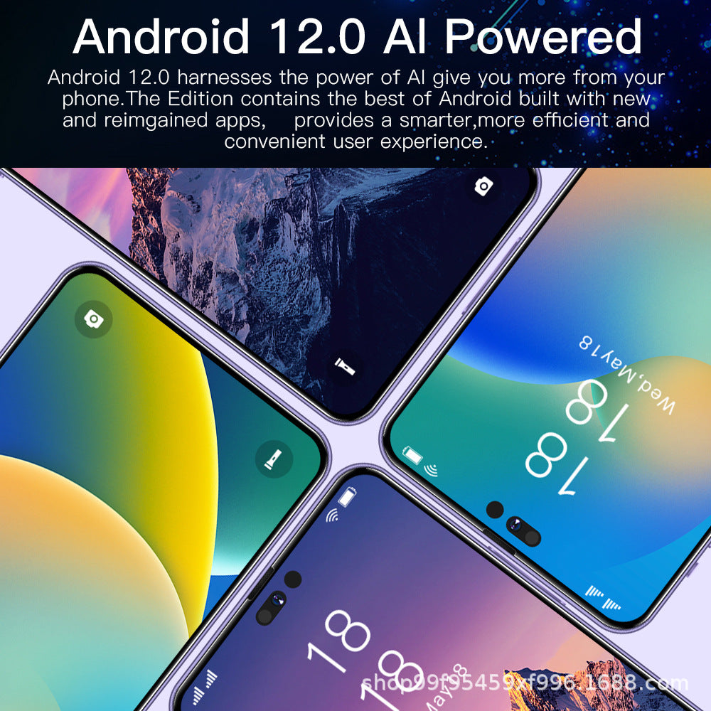 Xidian New Model Exclusive Supply i14promax True4G 3+64G Android6.7Large Screen Smartphone
