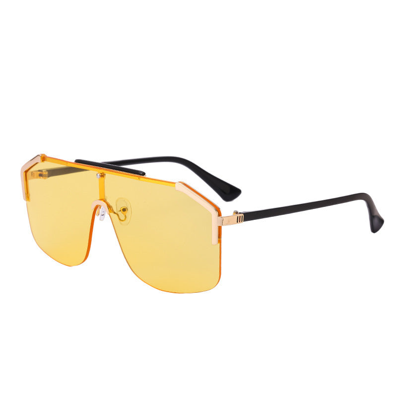 2025New Large Frame Sunglasses for Women, European and American Style, Internet Celebrity Same Style, Trendy Outdoor Sunglasses for Women sunglasses