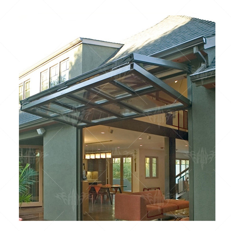 Modern Design Folding Windows Aluminum Sliding Windproof Aluminum Bi Fold Window Home/Project Use Tempered Glass Window