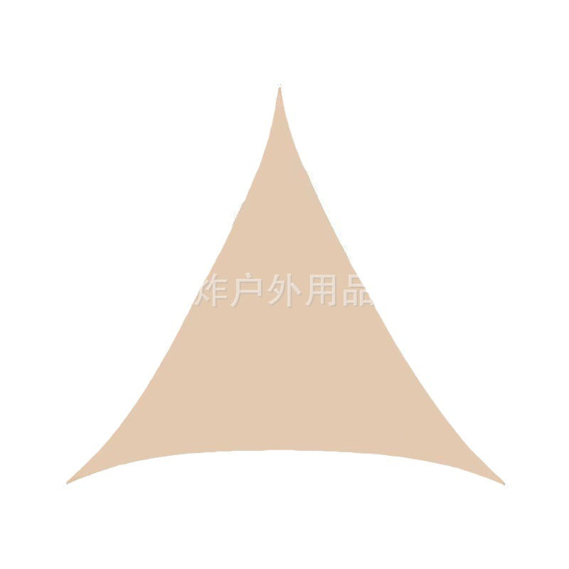 Triangular Sunshade Sail Camping Sunshade Garden Pool Waterproof Balcony Sunscreen Garage Sunshade Curtain Courtyard UV Protection