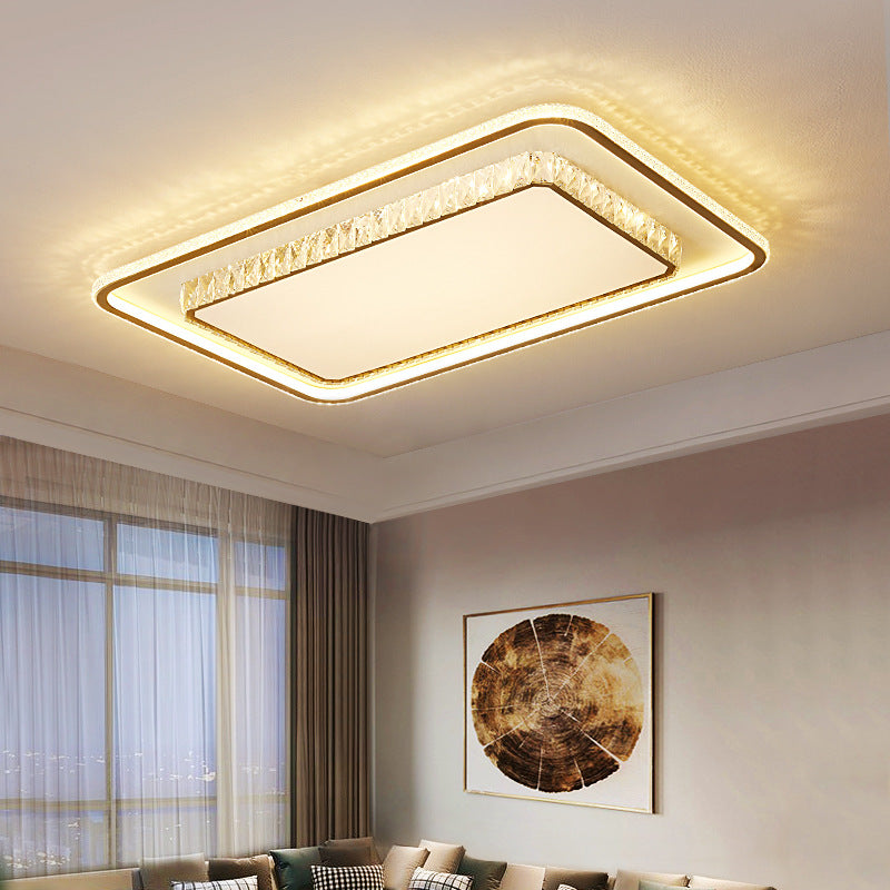 2025New Year's New Lamps Living Room Lamps Modern Simple Atmosphere Ceiling Lamps Light Luxury Crystal Lamps Restaurant Lamps Bedroom Lamps
